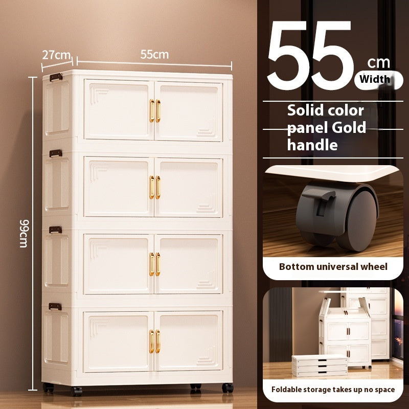 Installation-Free Removable Folding Storage Cabinet Locker