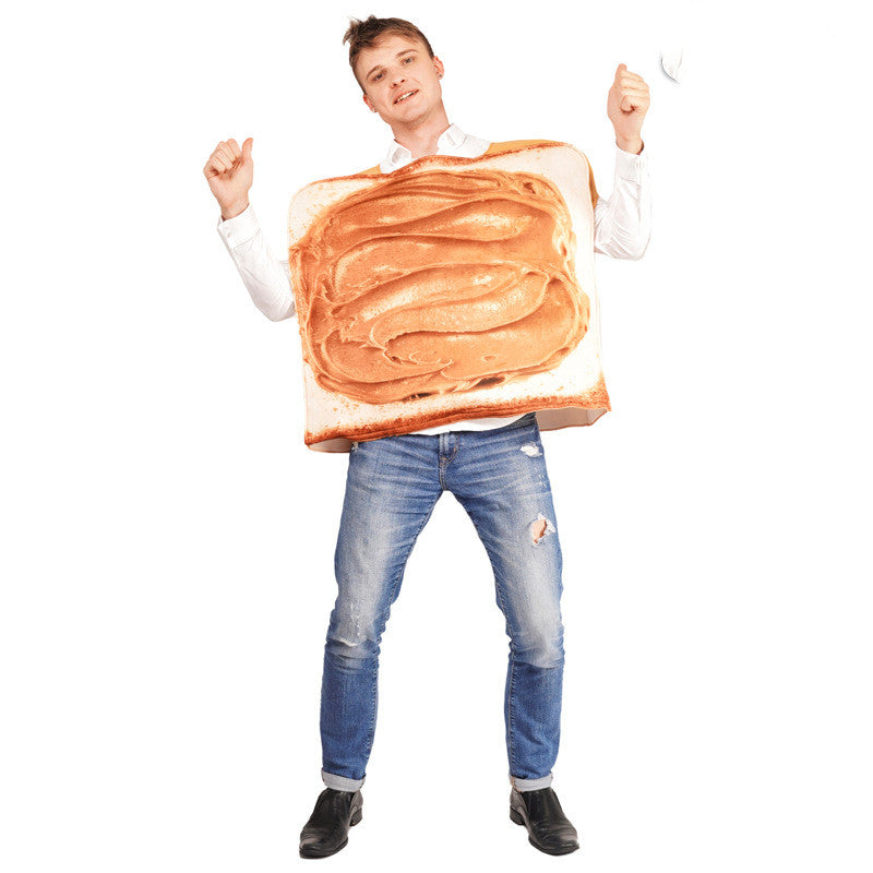 Peanut Butter Toast Bread Siamese Performance Costume