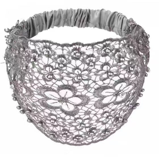 Hollow Hair Band Beaded Douyin Online Influencer Wide Edge