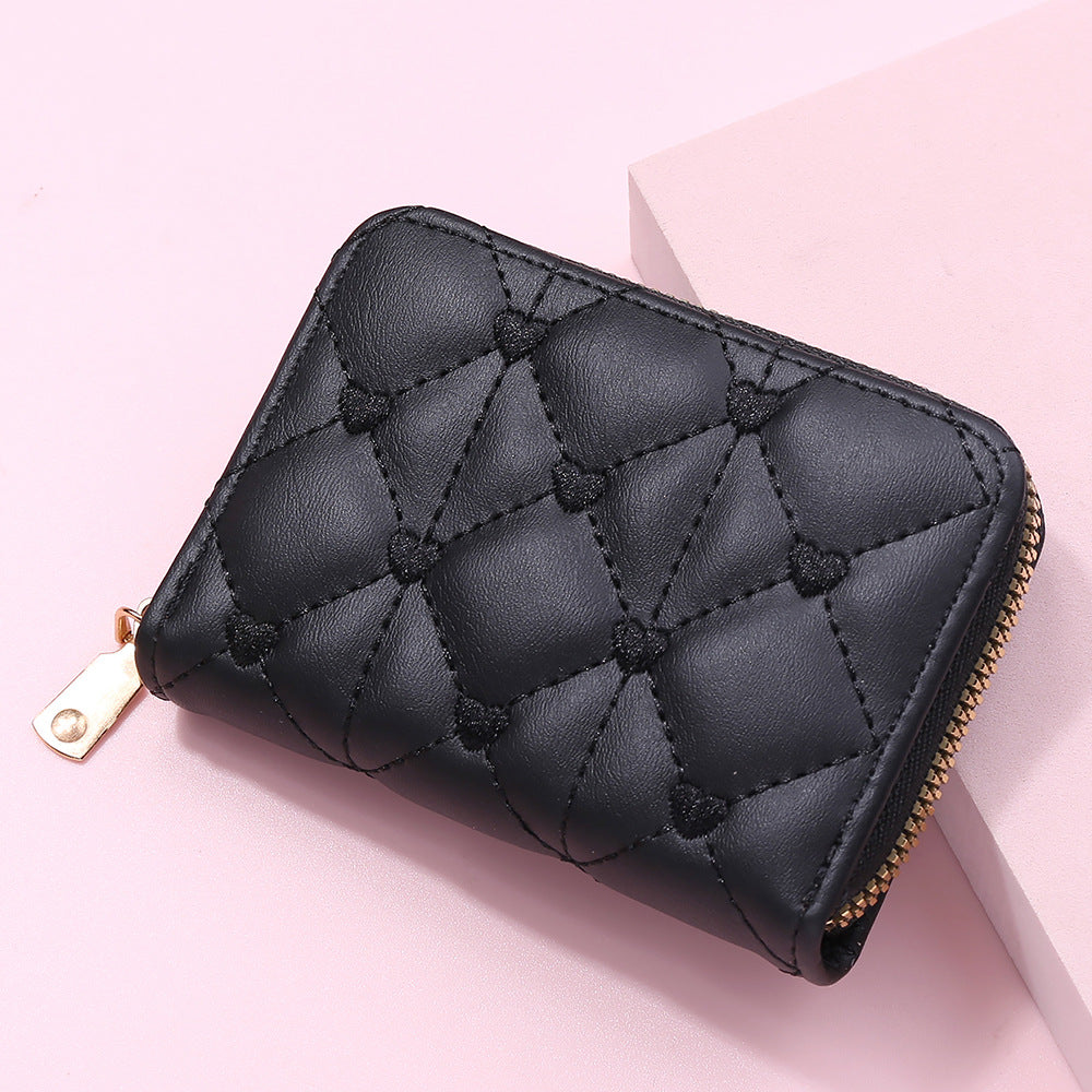 Mini Zipper New Ladies' Purse Pu Card Holder