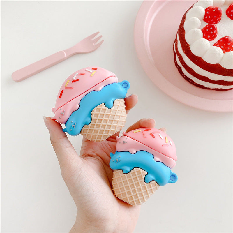 Wireless Earphone Cover Cute Soft Plastic Shell