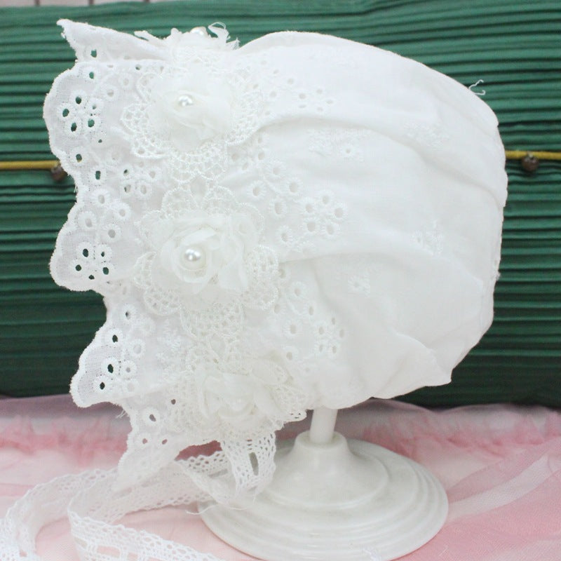 Simple And Creative Newborn Lolita Lace Hat