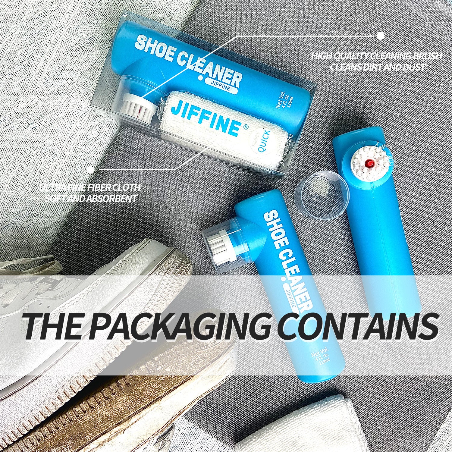 JIFFINE Sneaker Cleaner