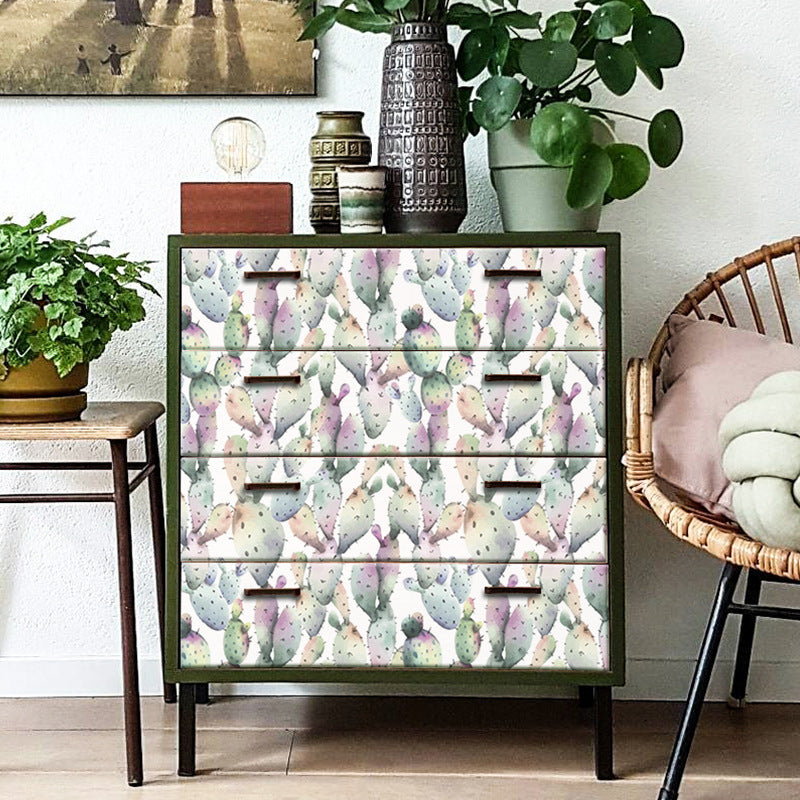 Hand Painted Wall Sticker PVC Wallpaper Modern