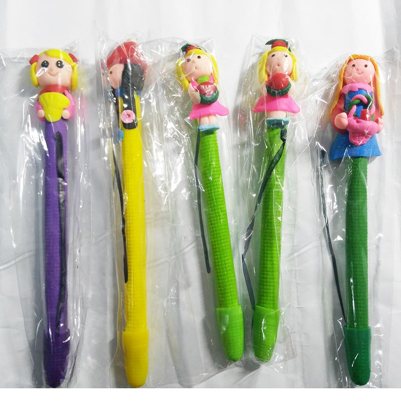 Soft Pottery Stationery Cute Cartoon Ballpoint Pen