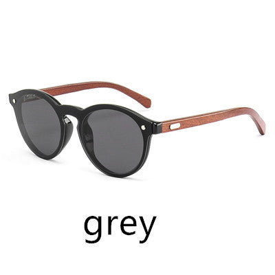 Wood Grain Plastic SunGlasses