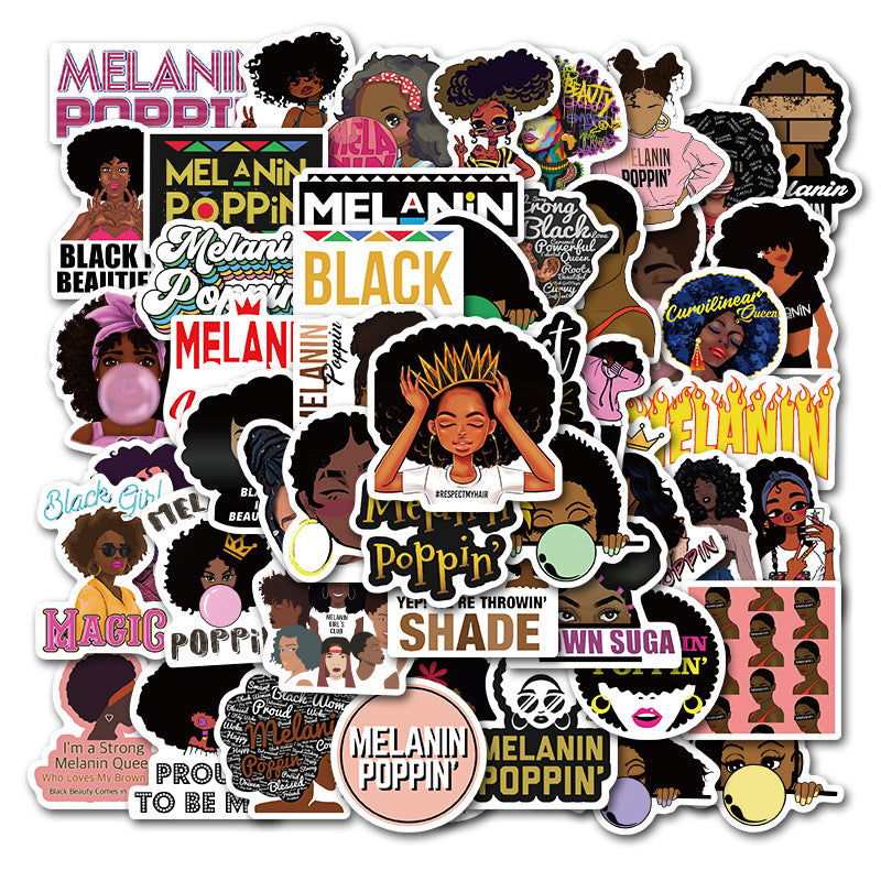 Motivational Black Girl Sticker