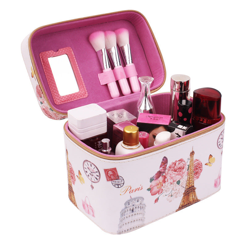 Manufacturer Korean Lovable Hand-Held Cosmetic Bag Waterproof Travel Package Make-Up Toolbox