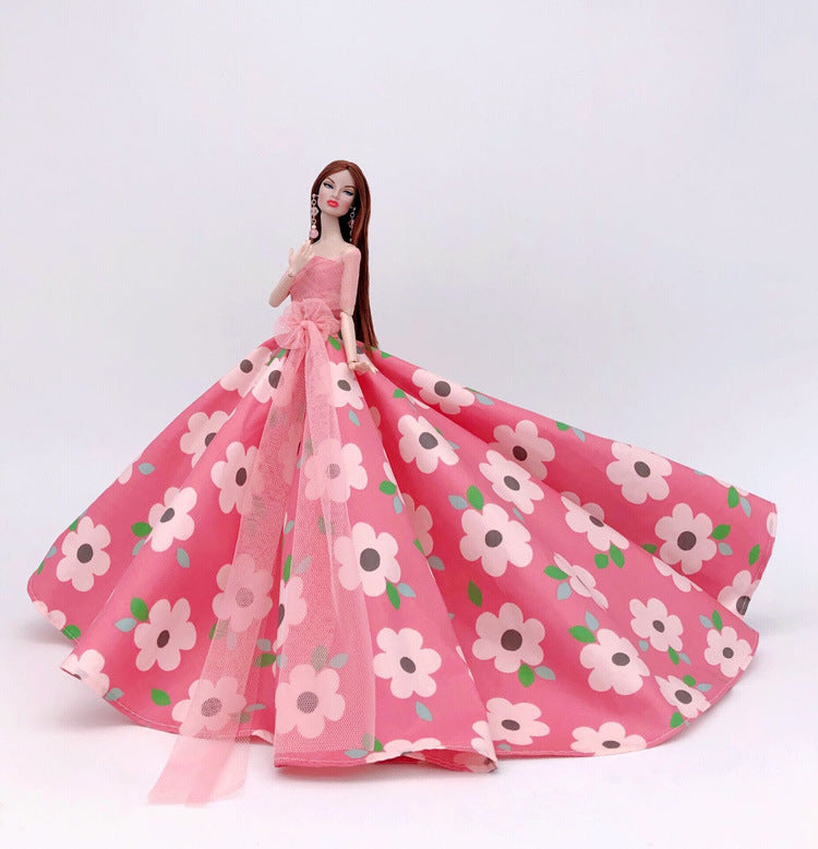 Wedding Dress Big Skirt Veil