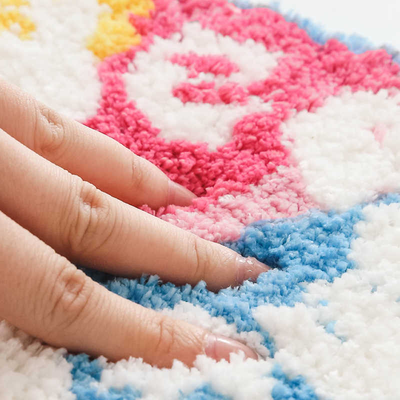 Non-Slip Door Mat Bathroom Kitchen Plush Mats