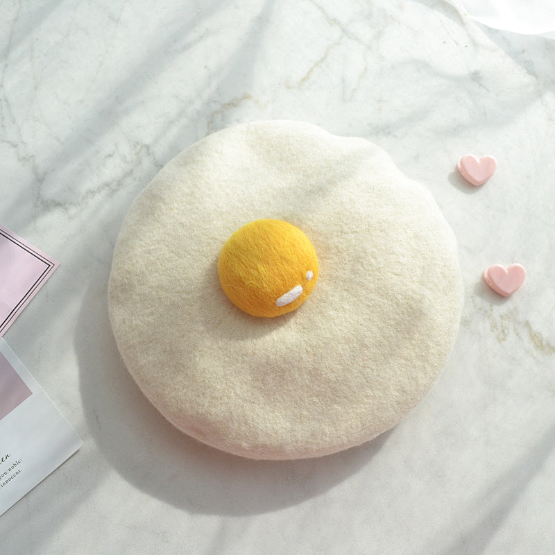 Poached Egg Beret