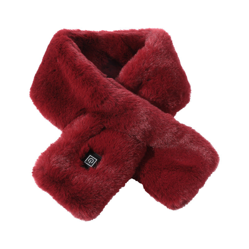 Heating Scarf USB Electric Heated Neck Wrap Heating Pad Pain Relief Three-Gear Temperature Control Neck Warmer For Women Men