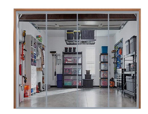 Custom Size Mosquito Net Garage Door Large Magnetic Curtain