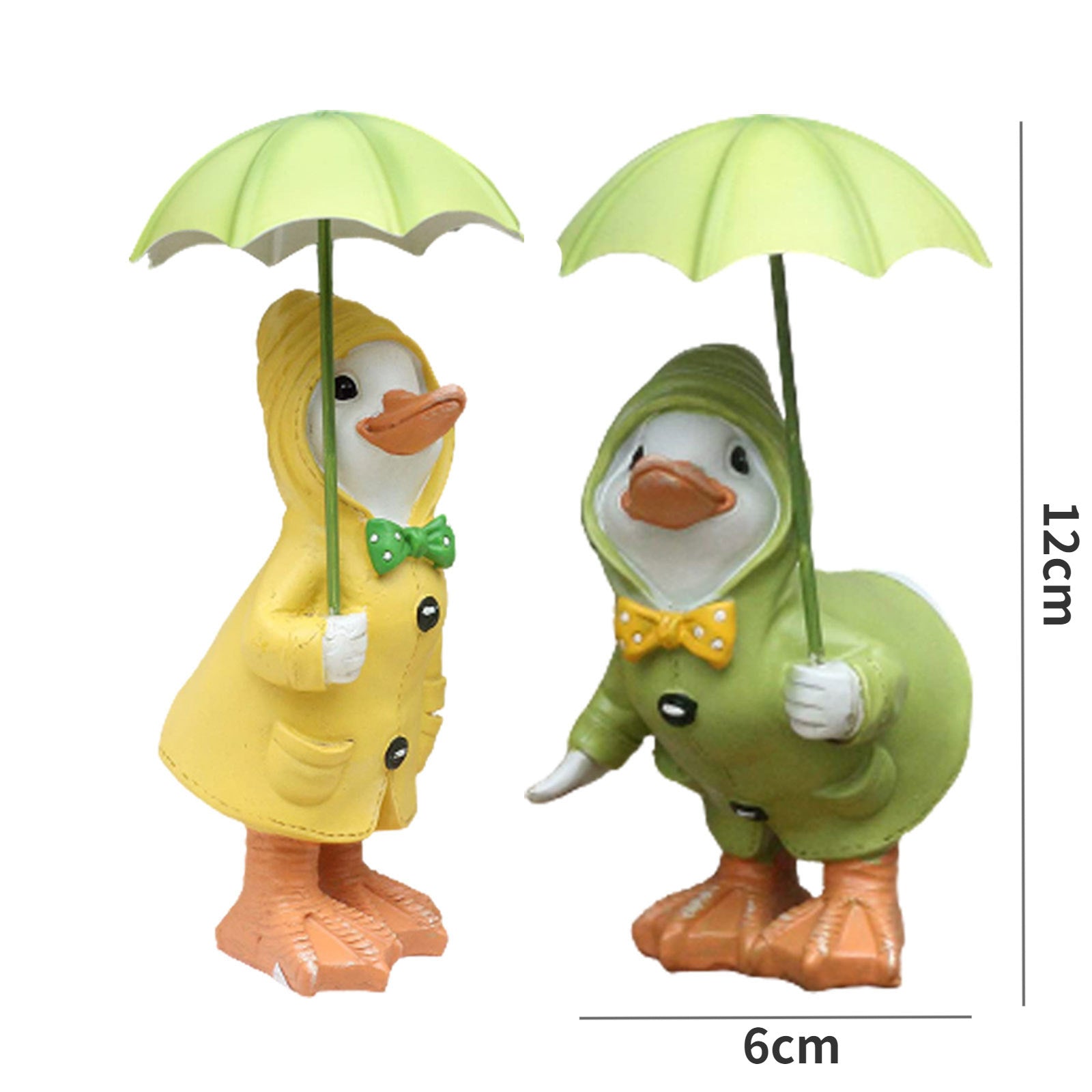 A Pair Of Duck Garden Decorations
