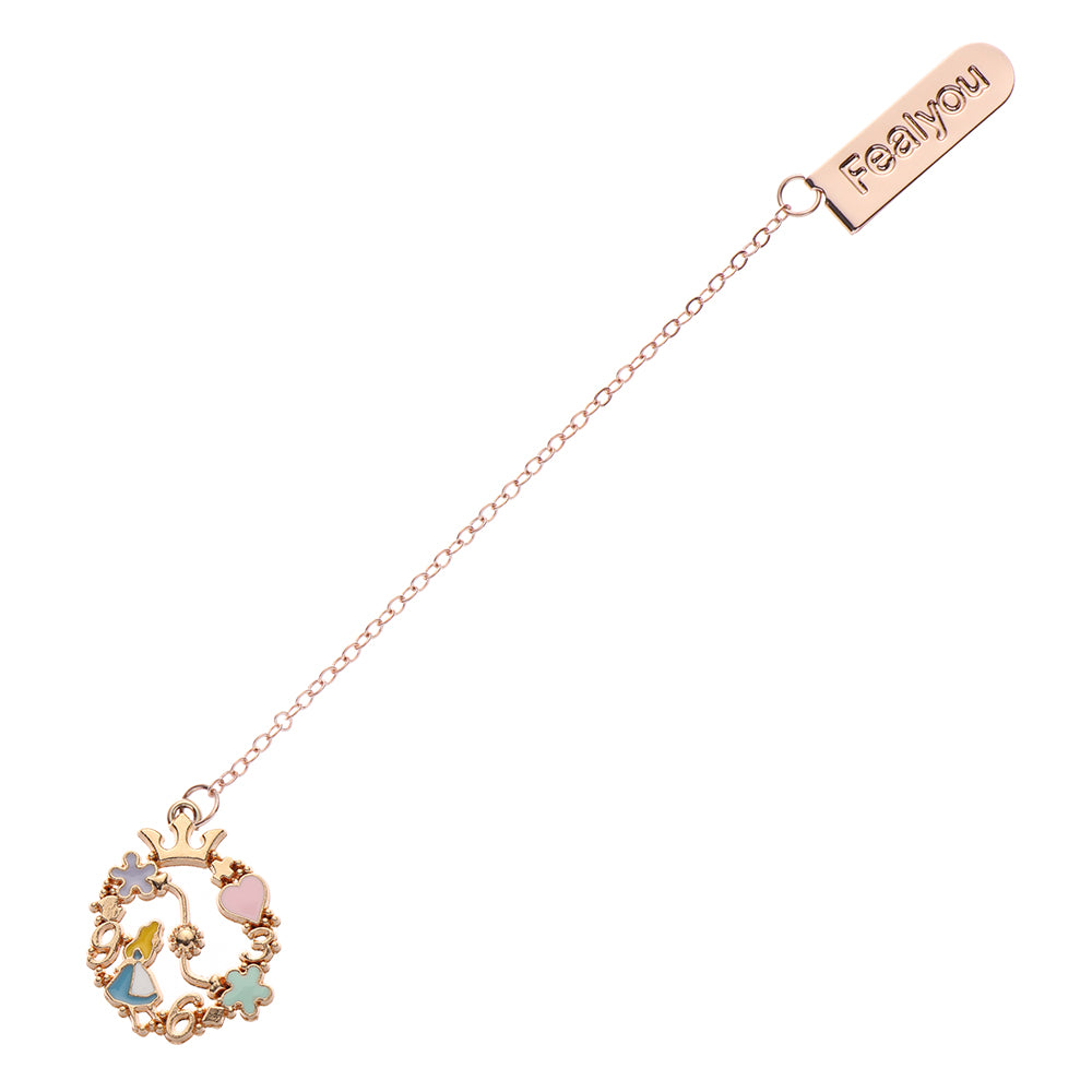 Creative Cartoon Metal Pendant Bookmark