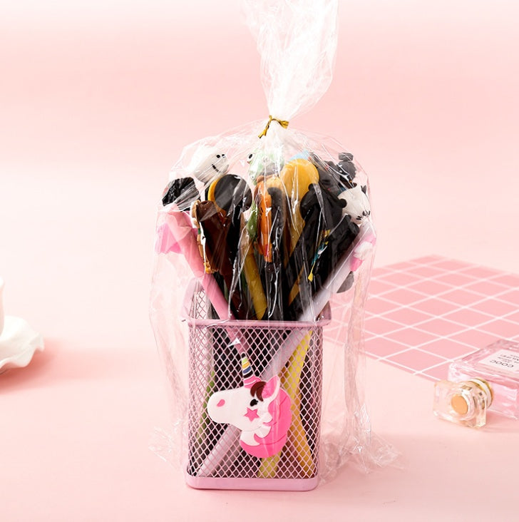 Korean  Girl Heart Stationery Gift Bag Set Creative Boys And Girls Cartoon Gel Pen Prize