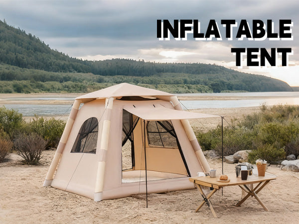 Inflatable Tent Outdoor Tent 2-4 Person Tent Quick-opening Tent Inflatable Tent Hut Tent Camping Portable Tent Windproof Tent Family Party Tent Pop-up Tent Shading And Waterproof Tent Camping Tent