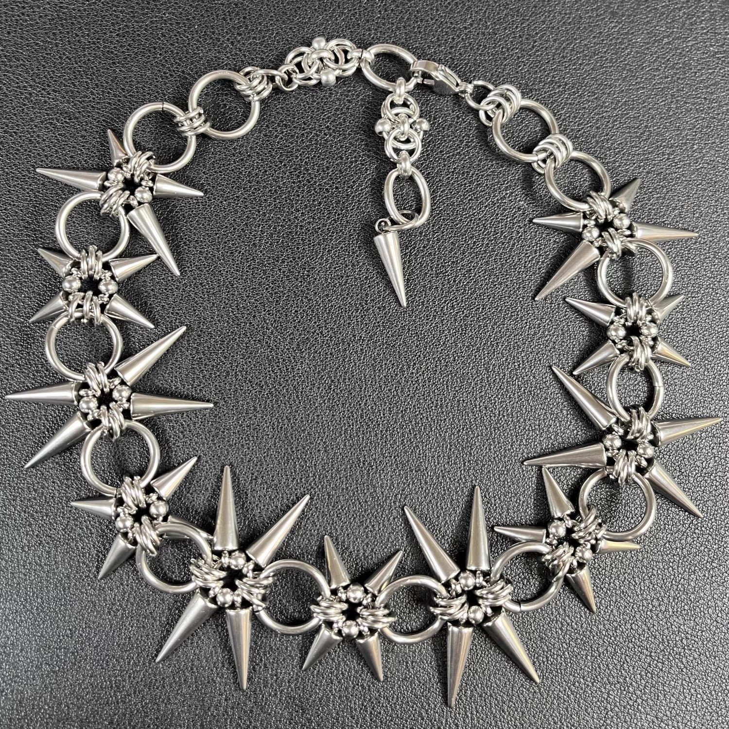 Niche Punk Heavy-Duty Bracelet And Necklace