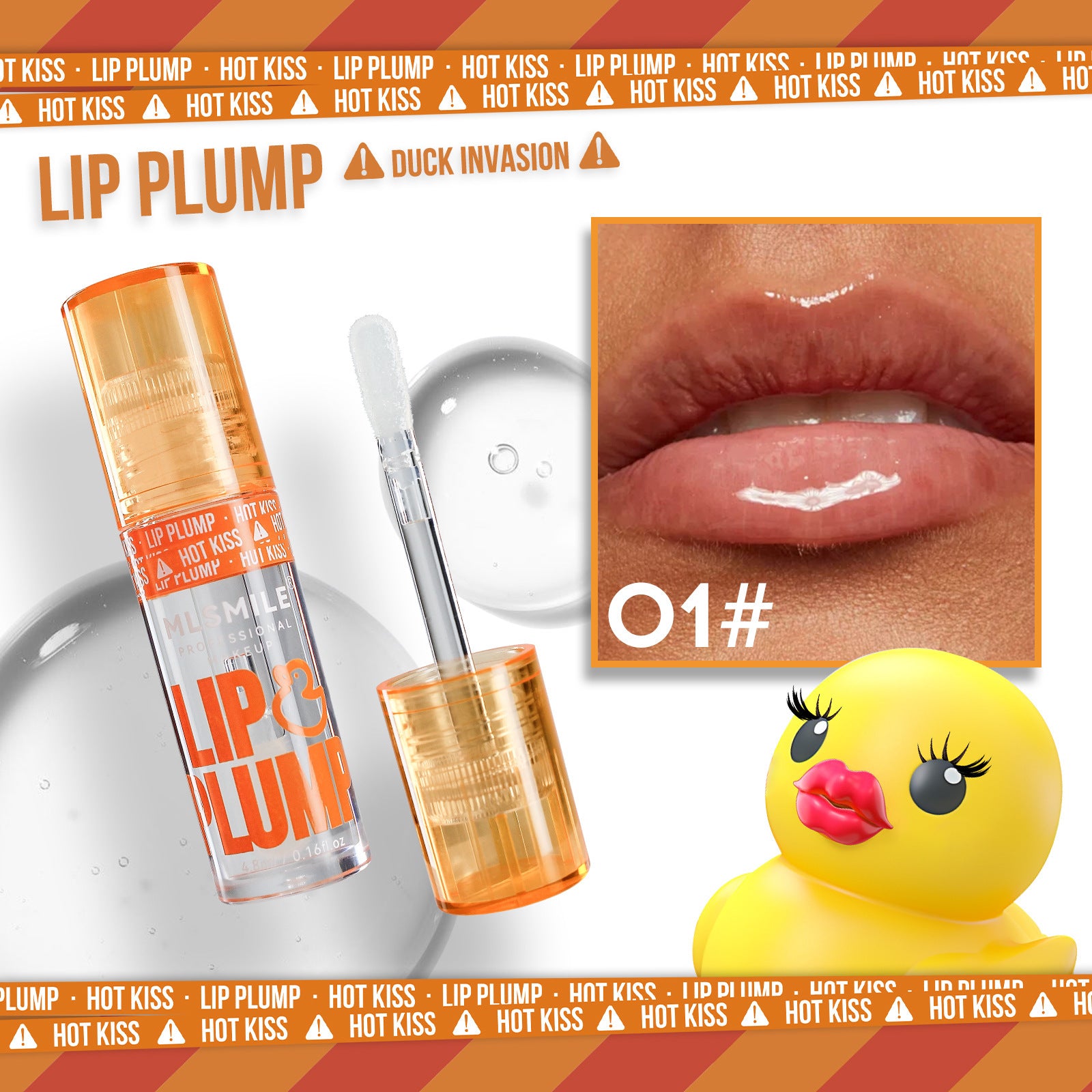 Duck Lip Gloss Mirror Lip Lacquer Pearlescent Liquid Lipstick