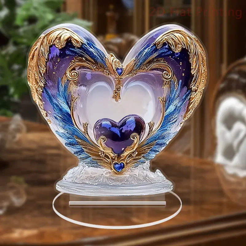 Acrylic Standing Sign Decoration Customized Crafts Give