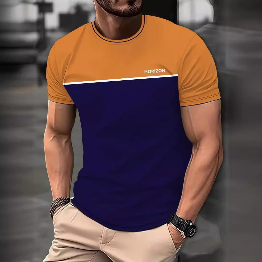 Men's Clothing Sports Digital 3DT T-Shirt Short Sleeve