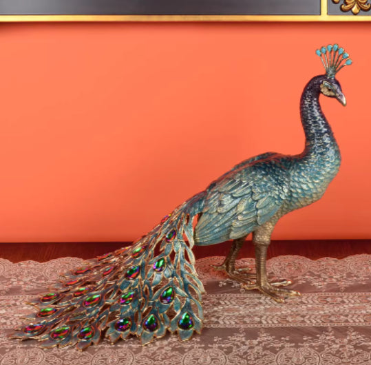 Enamel-Peacock Ornament Classical Decoration