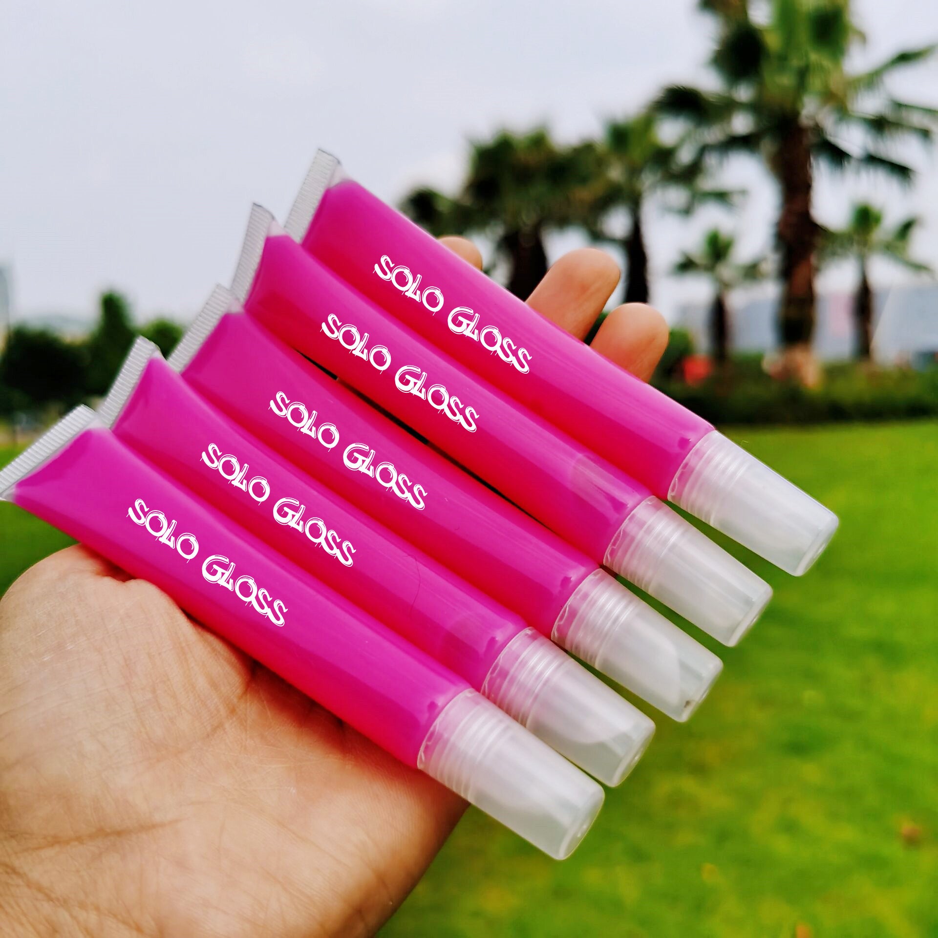Children's Stage Makeup Cosmetics Transparent Tube Lip Glaze