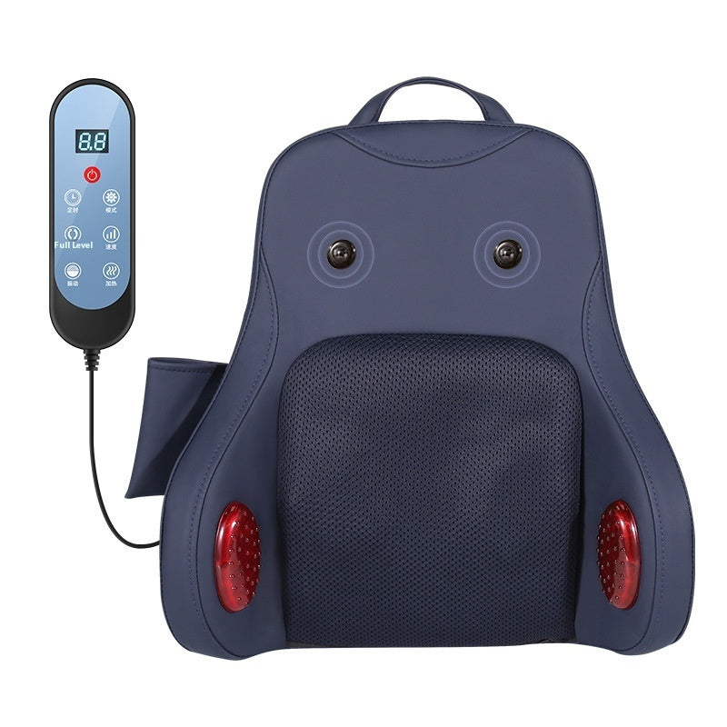 Cross-Border Massage Instrument Waist And Neck Dual-Use Automatic Kneading Massage Pillow Back Waist Cushion Massager Factory In Stock