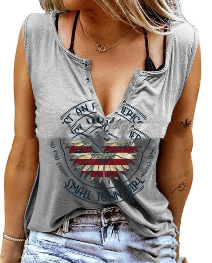 Women's Top Urban Leisure Female Wear Slim Fit Fashion Solid Color Medium Length No Sleeve Comfortable Tops