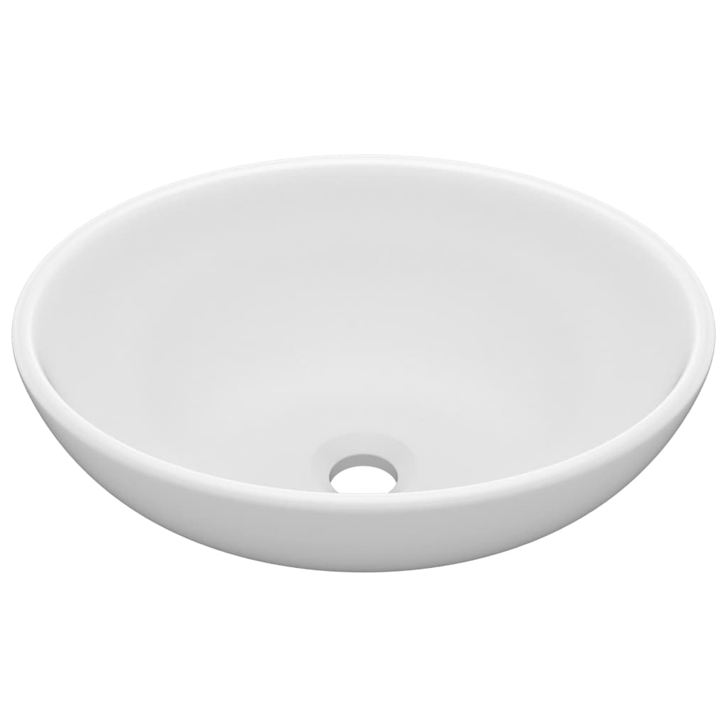 Luxury Oval Washbasin Matte Ceramic   Luxury