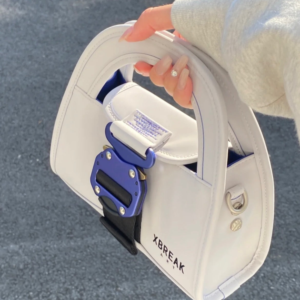 Fashion One Shoulder Crossbody Bag Klein Blue