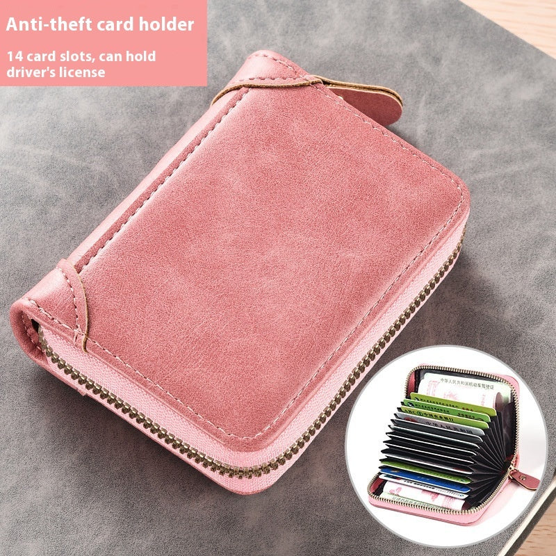 Men's Anti-Demagnetization And Anti-Theft ID Card Bag