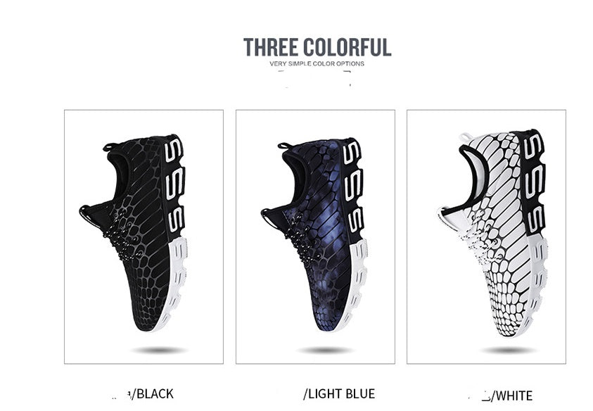 Autumn Fly Woven Youth Sports Shoes Men's Breathable Mesh Casual Shoes Korean Version of the Trend Running Shoes Men