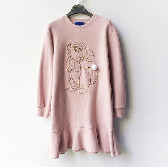 Rabbit Hoodie Dress