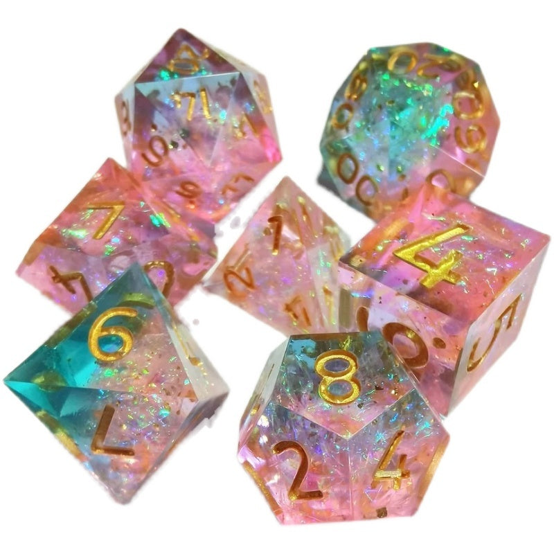 Gradual Blue Dice Prop Toy