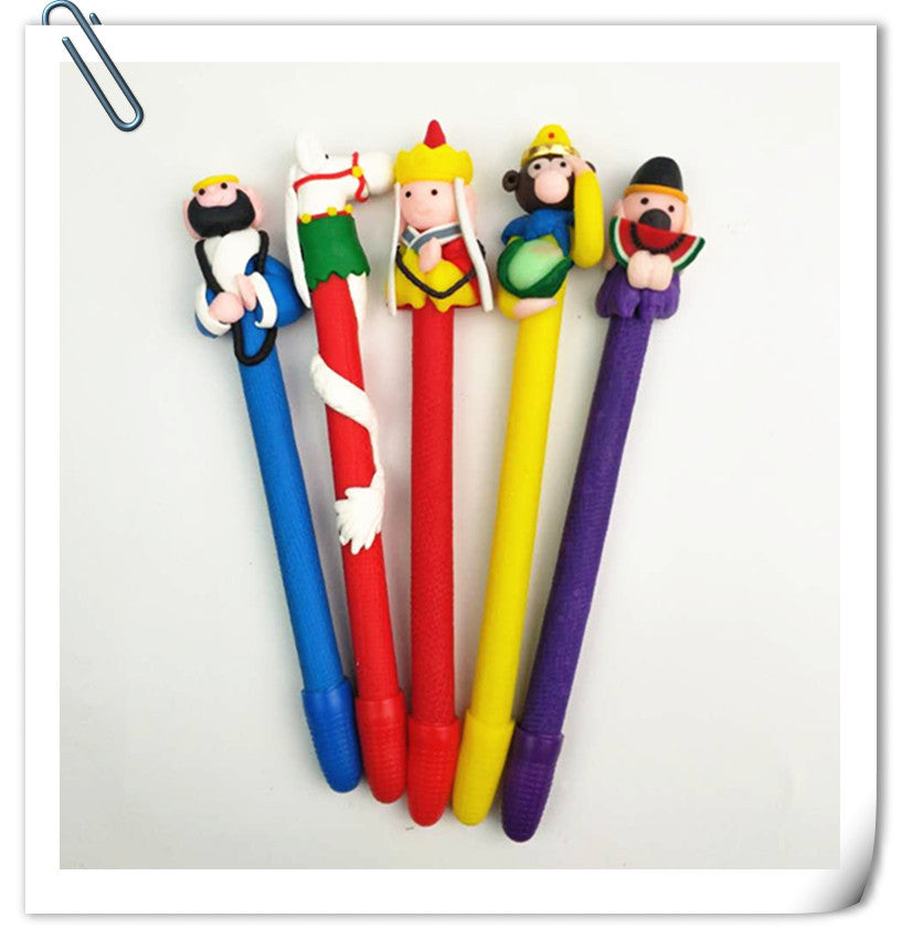 Soft Pottery Stationery Cute Cartoon Ballpoint Pen
