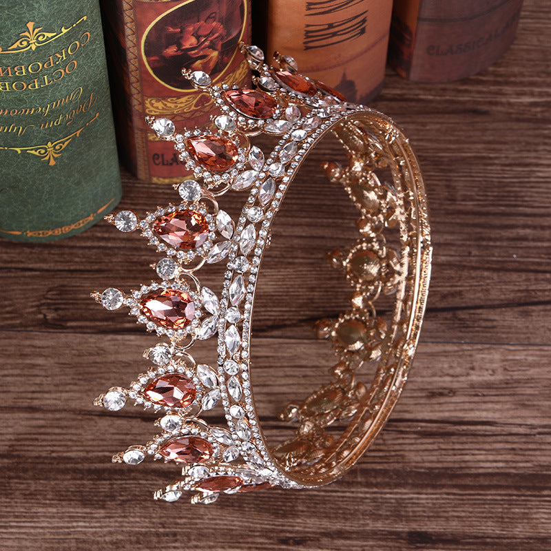 Fashion Alloy Color Crystal Bridal Crown