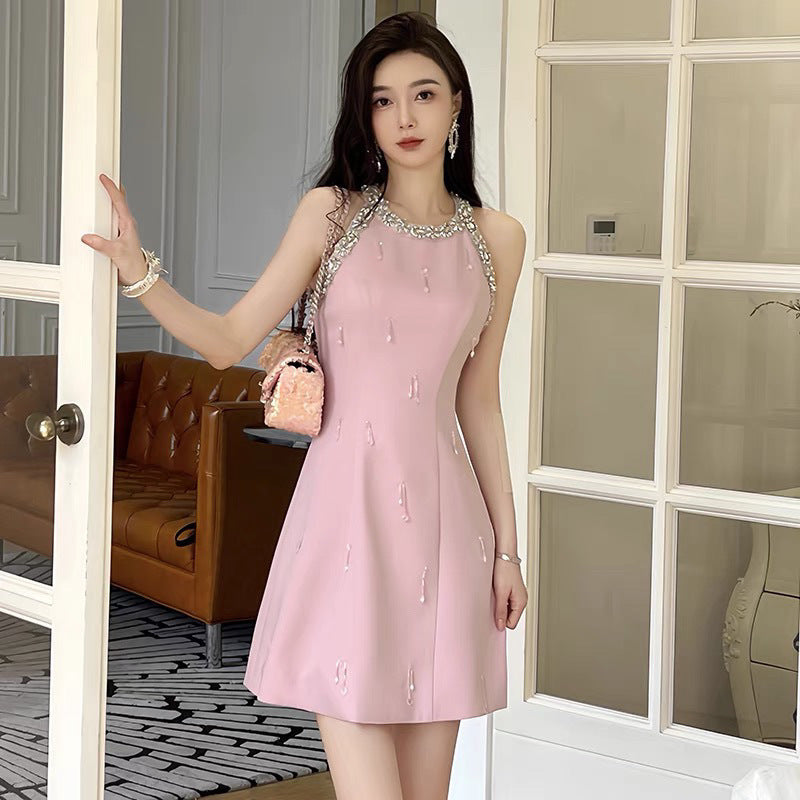 Heavy Industry Tassel Sleeveless Dress Female Summer