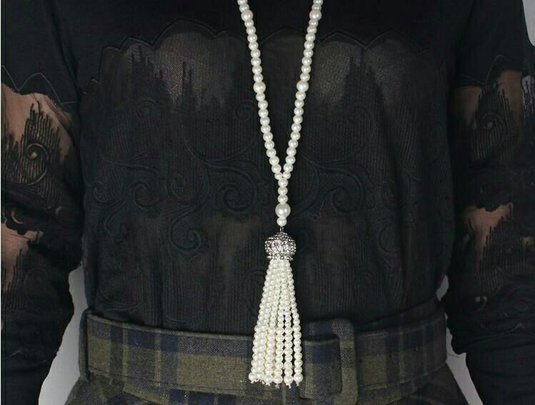 Pearl Necklace Tiara