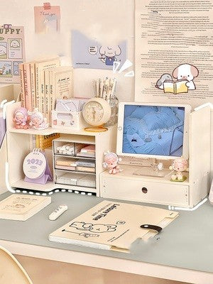 Desktop Combination Shelving BookstandDisplay Shelf