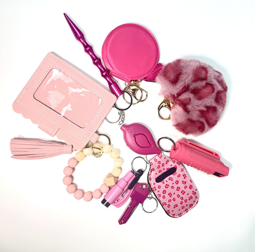 DIY Self-Defense Hair Ball Spray Key Chain