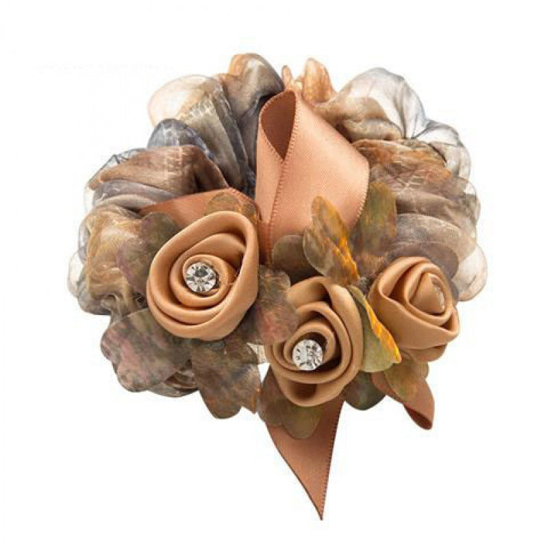 Women's Flower Hair Band Rubber Band Jewelry