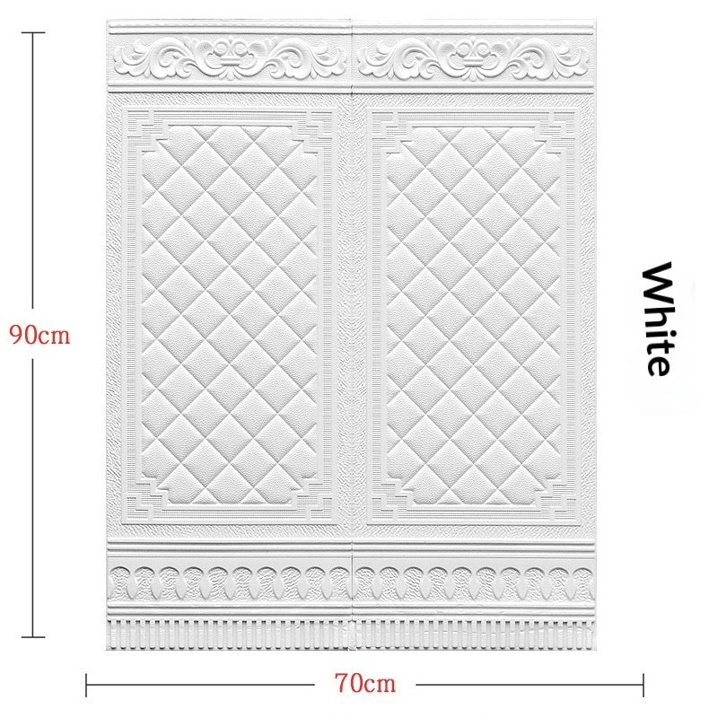 Waterproof, Impact-Resistant Self-Adhesive 3D Wall Stickers