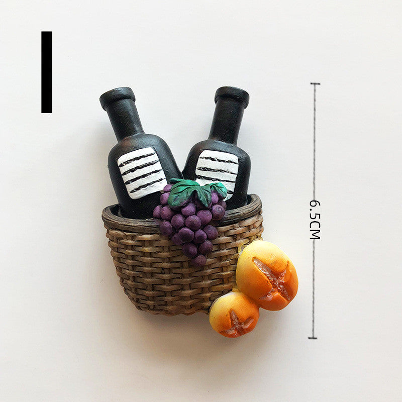 Creative Resin 3D Three-Dimensional Refrigerator Magnet Magnet