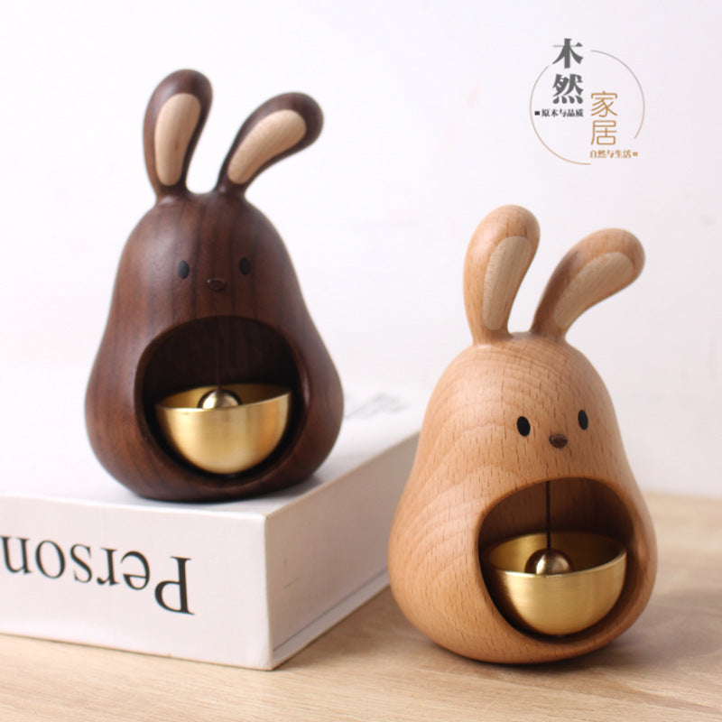 Rabbit Decorative Pendant Copper Bell