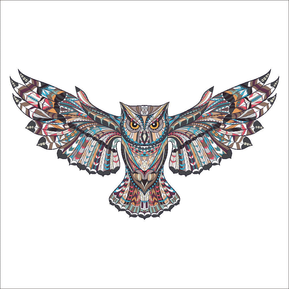 Creative Owl Living Room Bedroom Study Background Wall Decoration