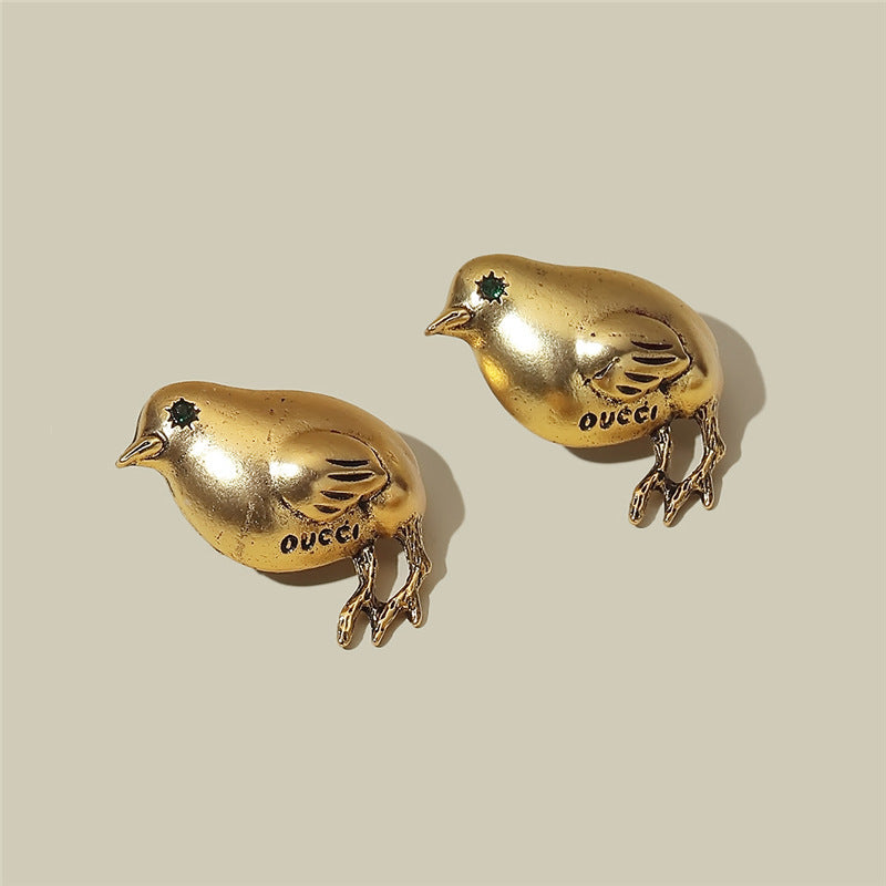 Chicken Earrings Korean Fashion Simple Cold Style Earrings