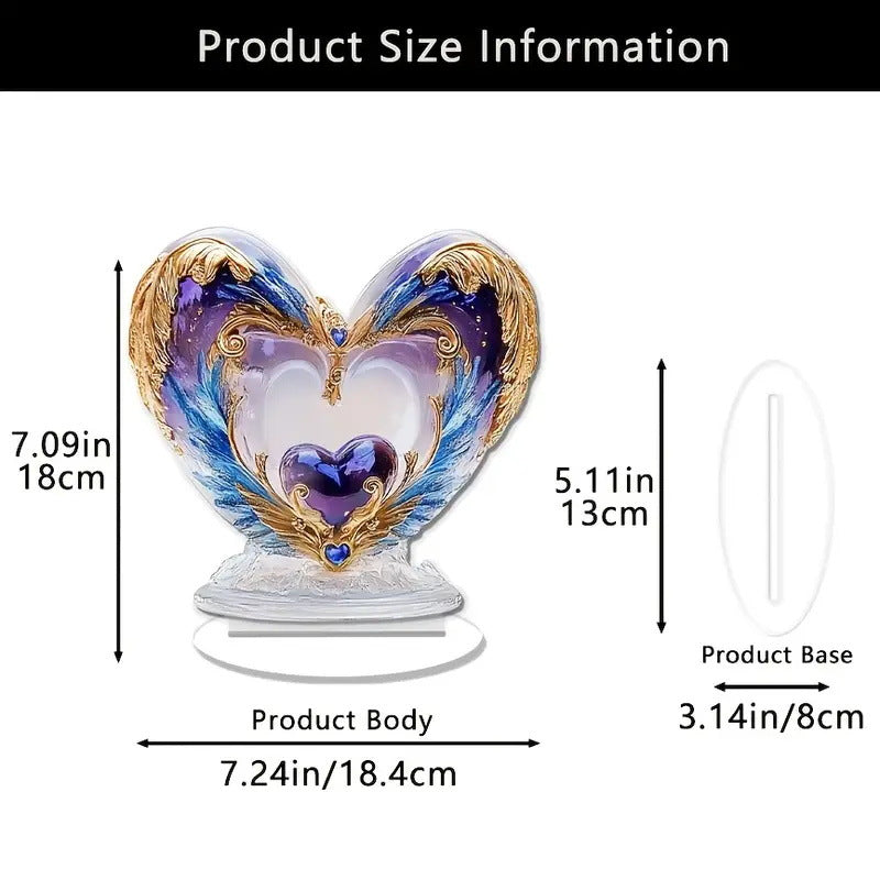 Acrylic Standing Sign Decoration Customized Crafts Give