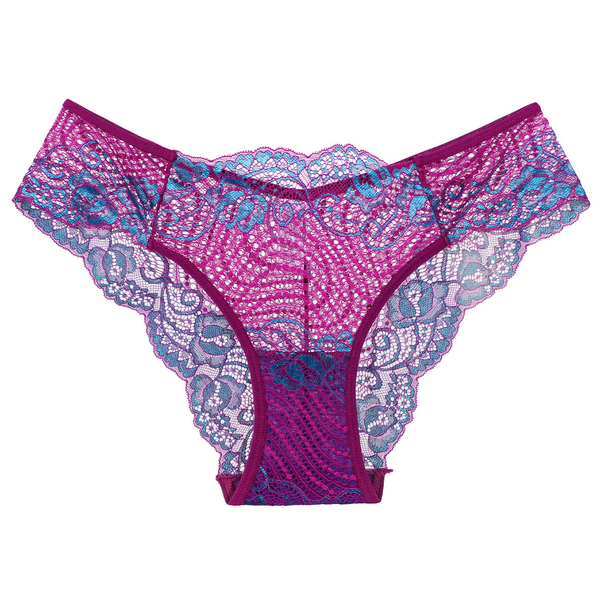 Lace Multicolor Women's Low-Rise Thong Panties