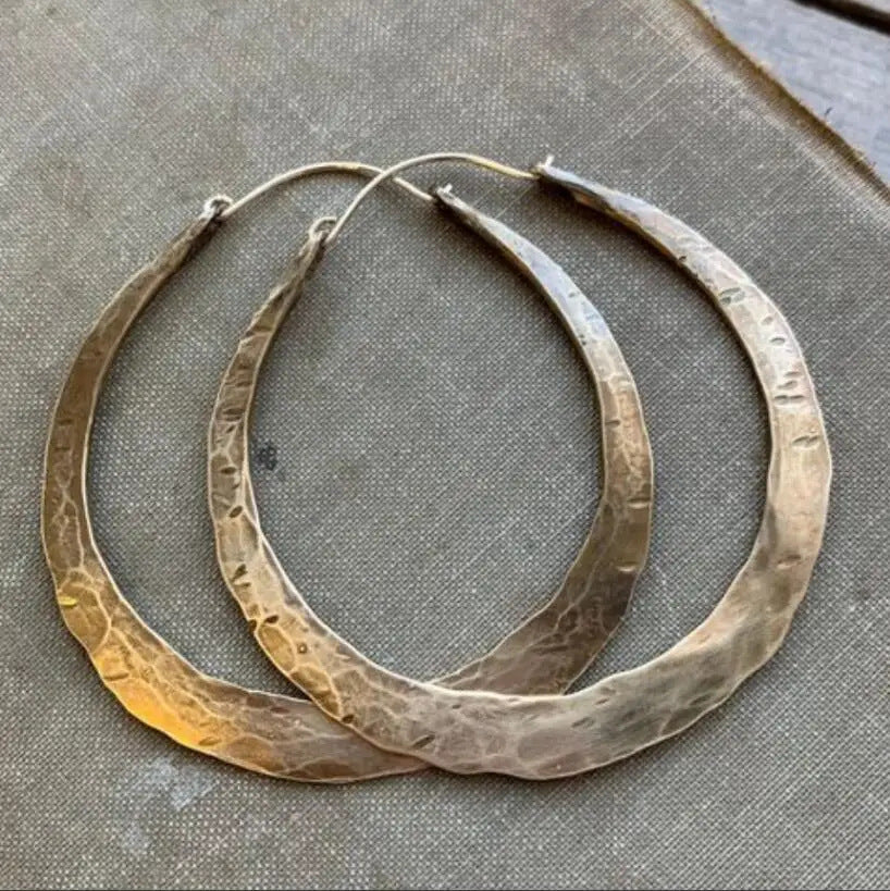 Round Earrings Light Luxury And Simplicity Special-Interest Design